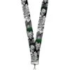Buckle-Down Unisex-Adult's Lanyard-1.0"-Joker Laughing Poses Black/White/Green, Multicolor, One-Size