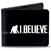 Buckle-Down PU Bifold Wallet - Bigfoot Silhouette I BELIEVE Black/Gray/White -Tumi Shop 51QZO1yKK4L. AC SR736920