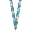 Buckle-Down Lanyard-1.0-Ariel Poses/Shells Sketch Blue/White