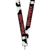 Buckle-Down Lanyard-1.0"-Baymax Poses Black/White/red