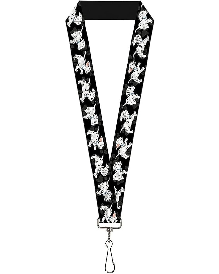 Buckle-Down Unisex-Adult's Lanyard-1.0-Dalmatians Running/Paws Black/Gray/White/bla, Multicolor, One-Size 3 Buckle-Down Unisex-Adult's Lanyard-1.0-Dalmatians Running/Paws Black/Gray/White/bla, Multicolor, One-Size