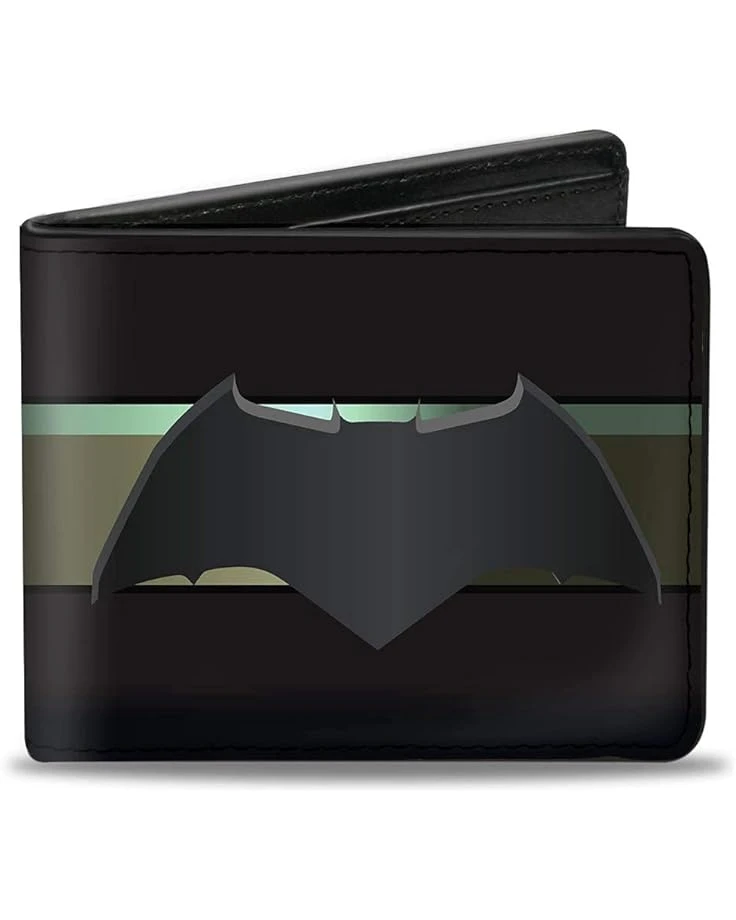 Buckle-Down Mens Buckle-down Pu Bifold - Batman 2017 Icon/Stripe Black/Gold-fade Bi Fold Wallet, Multicolor, 4.0 X 3.5 US 3 Buckle-Down Mens Buckle-down Pu Bifold - Batman 2017 Icon/Stripe Black/Gold-fade Bi Fold Wallet, Multicolor, 4.0 X 3.5 US