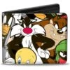 Buckle-Down PU Bifold Wallet - Looney Tunes 6-Character Stacked Collage -Tumi Shop 61cMagkKUL. AC SR736920