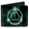 Buckle-Down Men's The Deathly Hallows Cloak/Stone/Wand Trinity Black/Greens, Multicolor, Standard Size -Tumi Shop 61qK7IPHcAL. AC SR736920