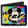 Buckle-Down Men's Pluto/Mickey Mouse/Donald Duck Stay Fresh Group, Multicolor, Standard Size
