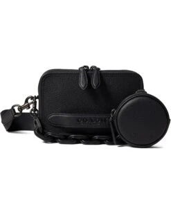 COACH Charter Crossbody In Pebble Leather With Leather Chain