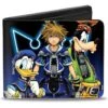 Buckle-Down Men's Kingdom Hearts II Donald/Wisdom Form Sora/Goofy, Multicolor, Standard Size