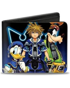 Buckle-Down Men's Kingdom Hearts II Donald/Wisdom Form Sora/Goofy, Multicolor, Standard Size
