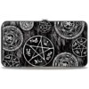 Buckle-Down Womens Buckle-down Hinge - Supernatural Devil's Trap Pentagrams Grays/Black/White Wallet, Multicolor, 7 X 4 US