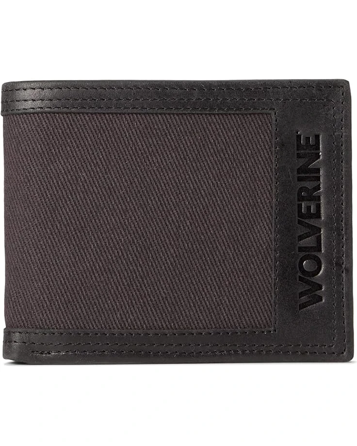 Wolverine Canvas/Leather Raider Bifold Wallet 3 Wolverine Canvas/Leather Raider Bifold Wallet