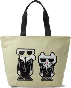 Karl Lagerfeld Paris Karl Lagerfeld Paris Double Strap Logo Kristen Tote